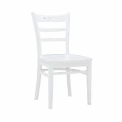 Deals 🥰 Riverbay Furniture Transitional Solid Wood Set Of Two Chairs In White ⌛ -Cheap Office Chairs Store 2450574 2 L