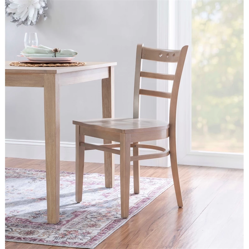 Coupon ๐ Riverbay Furniture Transitional Solid Wood Set Of Two Chairs In Natural ๐ 11 Coupon ๐ Riverbay Furniture Transitional Solid Wood Set Of Two Chairs In Natural ๐ - Image 9