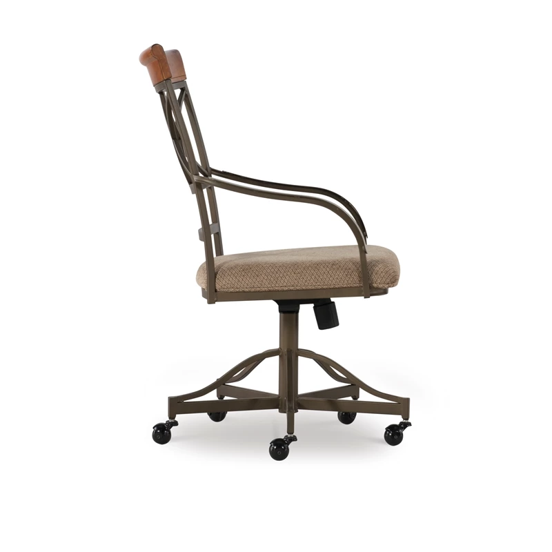 Deals 🌟 Pemberly Row Traditional Metal Swivel Set Of Two Dining Chairs In Bronze ⭐ 6 Deals 🌟 Pemberly Row Traditional Metal Swivel Set Of Two Dining Chairs In Bronze ⭐ - Image 4