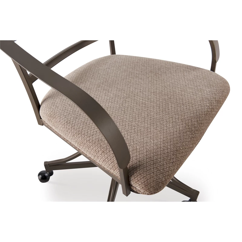 Deals 🌟 Pemberly Row Traditional Metal Swivel Set Of Two Dining Chairs In Bronze ⭐ 9 Deals 🌟 Pemberly Row Traditional Metal Swivel Set Of Two Dining Chairs In Bronze ⭐ - Image 7