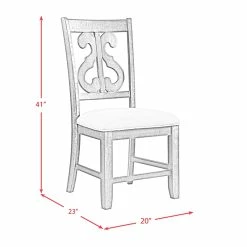 Cheapest 🔥 Picket House Furnishings Stanford Wooden Swirl Back Side Chair Set In White 😍 25 Cheapest 🔥 Picket House Furnishings Stanford Wooden Swirl Back Side Chair Set In White 😍 -Cheap Office Chairs Store 2482293 11 L