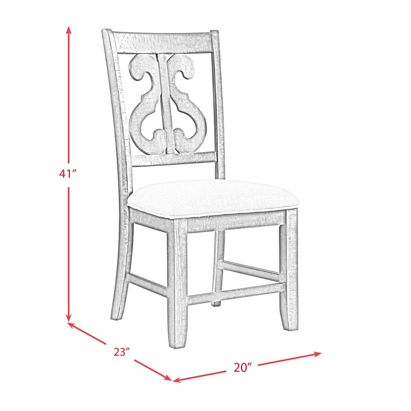 Cheapest 🔥 Picket House Furnishings Stanford Wooden Swirl Back Side Chair Set In White 😍 14 Cheapest 🔥 Picket House Furnishings Stanford Wooden Swirl Back Side Chair Set In White 😍 - Image 12