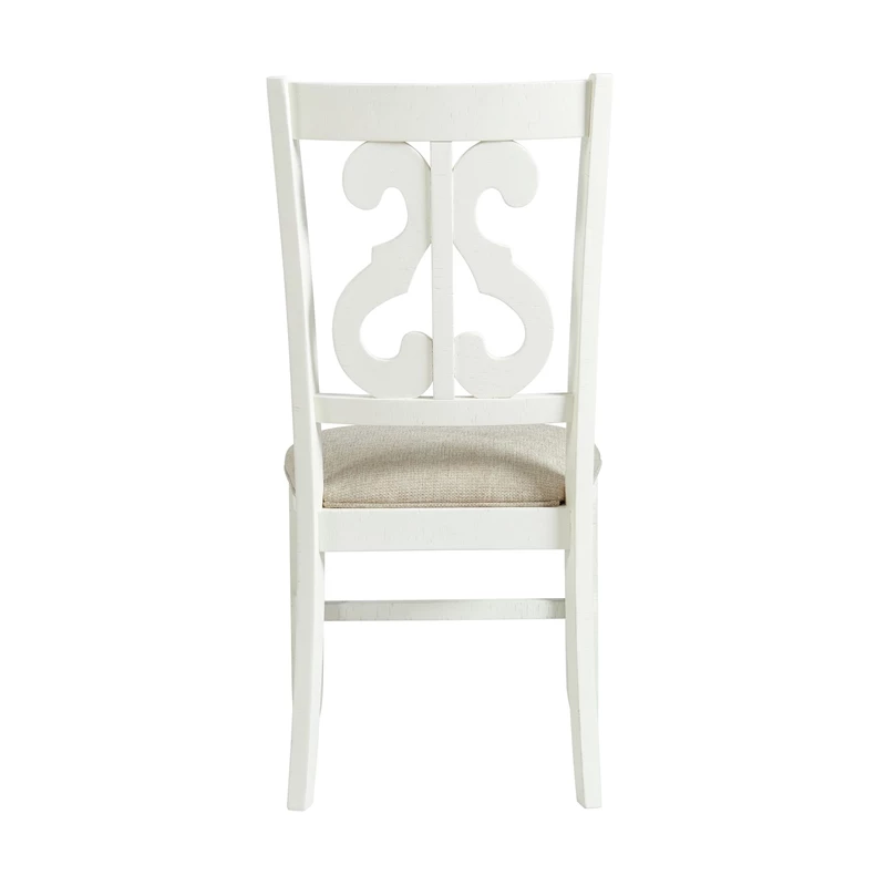 Cheapest 🔥 Picket House Furnishings Stanford Wooden Swirl Back Side Chair Set In White 😍 9 Cheapest 🔥 Picket House Furnishings Stanford Wooden Swirl Back Side Chair Set In White 😍 - Image 7