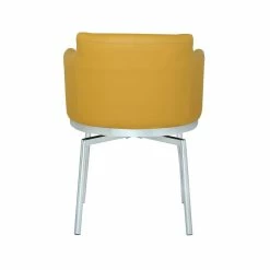 Wholesale 💯 Milan Denise Mustard Yellow Faux Leather Club Arm Chair With Swivel (Set Of 2) 🔔 19 Wholesale 💯 Milan Denise Mustard Yellow Faux Leather Club Arm Chair With Swivel (Set Of 2) 🔔 -Cheap Office Chairs Store 2493199 6 L