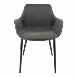 Deals 😀 LeisureMod Markley Leather Dining Armchair With Metal Legs In Charcoal Black 🎉 11 Deals 😀 LeisureMod Markley Leather Dining Armchair With Metal Legs In Charcoal Black 🎉 -Cheap Office Chairs Store 2494744 1 L