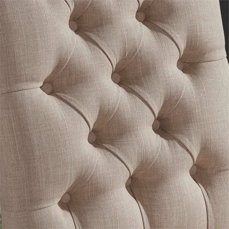 Best deal 🤩 !nspire Lucian 20" Fabric Upholstered/Wood Side Chairs In Beige (Set Of 2) 💯 7 Best deal 🤩 !nspire Lucian 20" Fabric Upholstered/Wood Side Chairs In Beige (Set Of 2) 💯 - Image 5