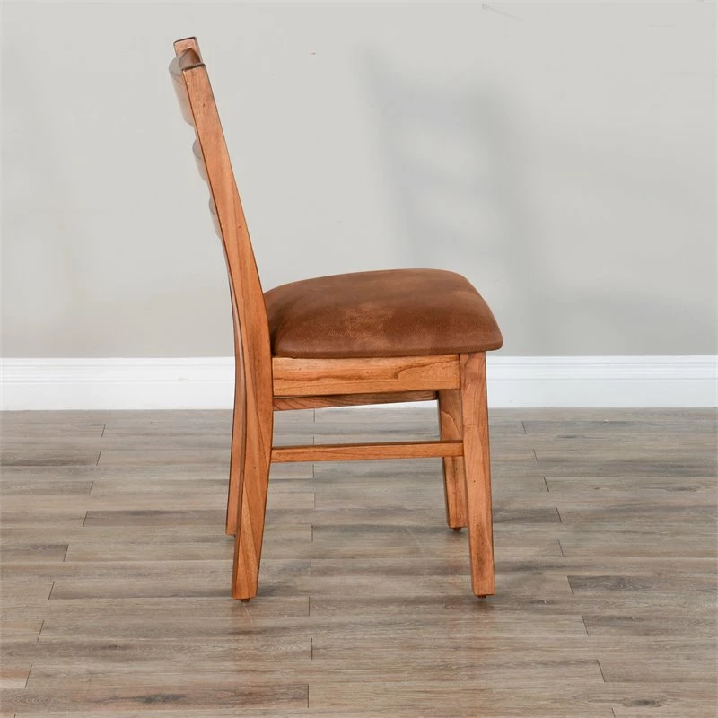 Discount ๐ฅฐ Pemberly Row 37" Ladderback Chair With Cushion Seat In Rustic Oak ๐ 8 Discount ๐ฅฐ Pemberly Row 37" Ladderback Chair With Cushion Seat In Rustic Oak ๐ - Image 6