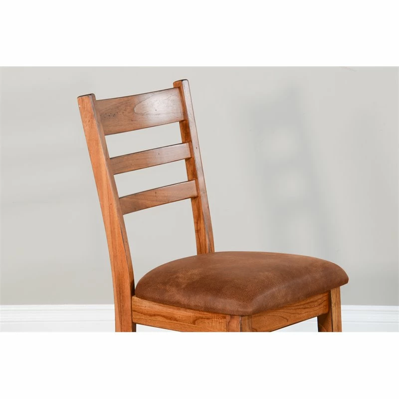 Discount ๐ฅฐ Pemberly Row 37" Ladderback Chair With Cushion Seat In Rustic Oak ๐ 10 Discount ๐ฅฐ Pemberly Row 37" Ladderback Chair With Cushion Seat In Rustic Oak ๐ - Image 8