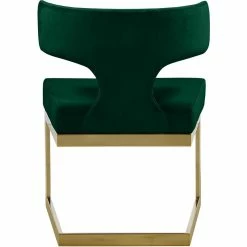 Buy 😉 Maklaine Contemporary Green Velvet Dining Chair ❤️ -Cheap Office Chairs Store 2533299 1 L