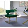 Buy 😉 Maklaine Contemporary Green Velvet Dining Chair ❤️