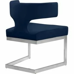 Cheap 😍 Maklaine Contemporary Navy Velvet Dining Chair ⭐ 13 Cheap 😍 Maklaine Contemporary Navy Velvet Dining Chair ⭐ -Cheap Office Chairs Store 2533300 8 L