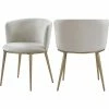 Flash Sale 💯 Maklaine Contemporary Cream Velvet Dining Chair (Set Of 2) 🔔 2 Flash Sale 💯 Maklaine Contemporary Cream Velvet Dining Chair (Set Of 2) 🔔 -Cheap Office Chairs Store 2533302 L