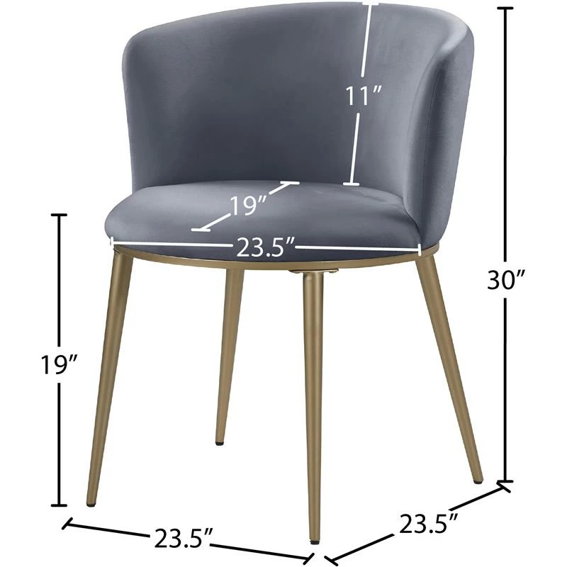 Top 10 ๐ Maklaine Contemporary Gray Velvet Dining Chair (Set Of 2) ๐ 7 Top 10 ๐ Maklaine Contemporary Gray Velvet Dining Chair (Set Of 2) ๐ - Image 5