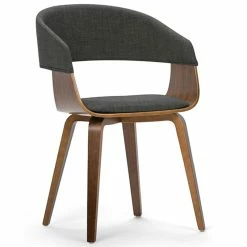 Brand new ⭐ Trent Home Dining Arm Chair In Charcoal Gray And Natural 🤩 -Cheap Office Chairs Store 2533540 1 L