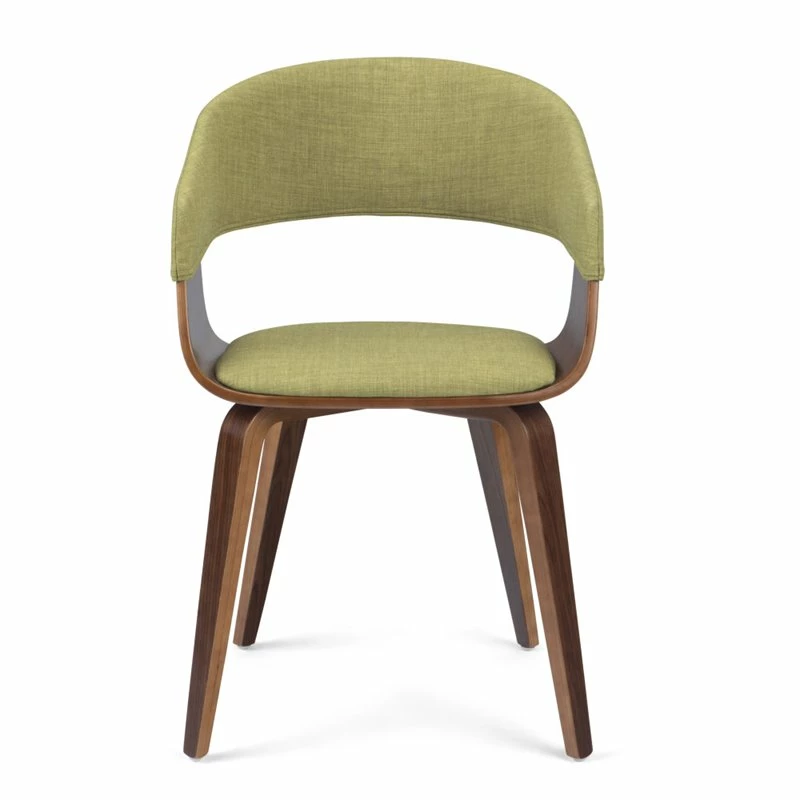 Discount 🌟 Trent Home Solid Wood Dining Chair In Acid Green Linen 🤩 4 Discount 🌟 Trent Home Solid Wood Dining Chair In Acid Green Linen 🤩 - Image 2