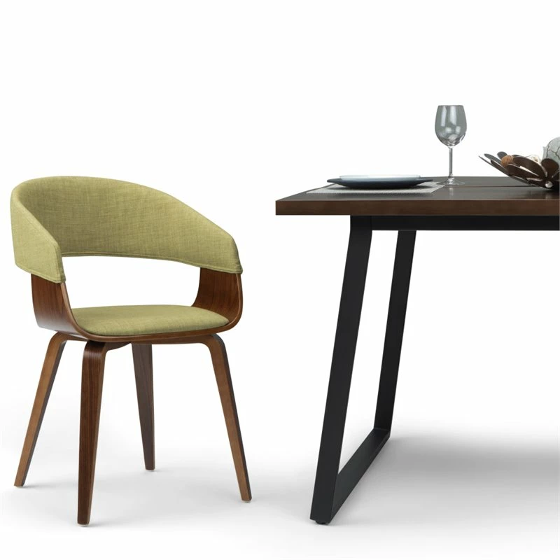 Discount 🌟 Trent Home Solid Wood Dining Chair In Acid Green Linen 🤩 9 Discount 🌟 Trent Home Solid Wood Dining Chair In Acid Green Linen 🤩 - Image 7