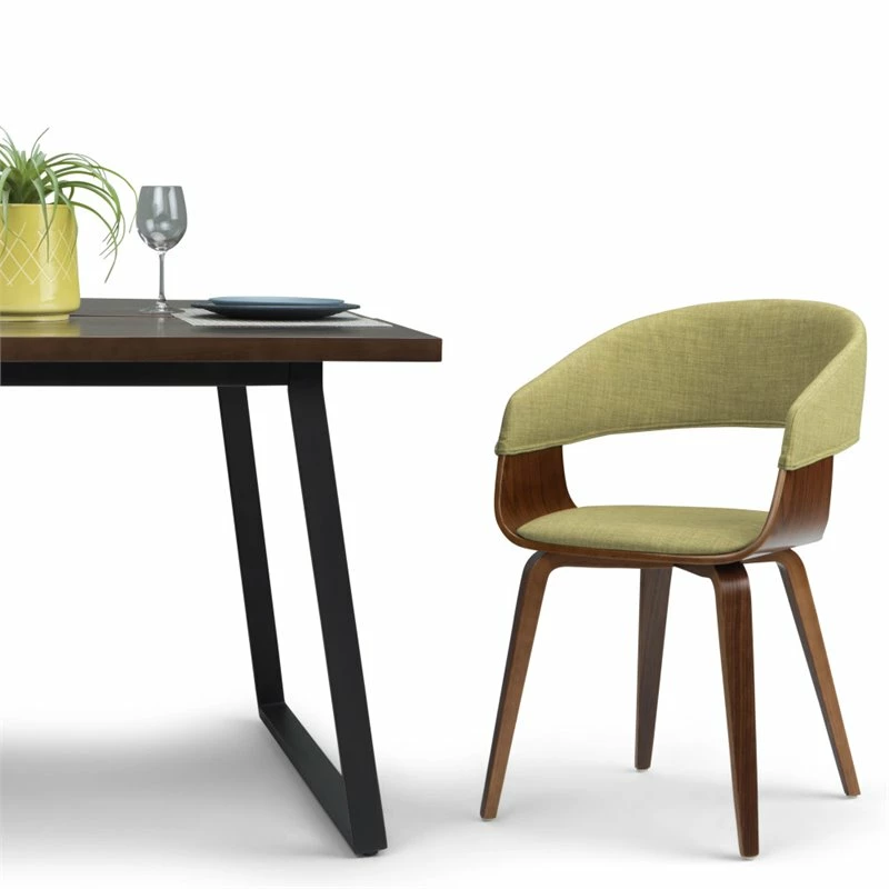 Discount 🌟 Trent Home Solid Wood Dining Chair In Acid Green Linen 🤩 11 Discount 🌟 Trent Home Solid Wood Dining Chair In Acid Green Linen 🤩 - Image 9