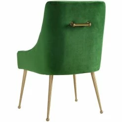 Best deal 🤩 TOV Furniture Beatrix 19" Transitional Velvet Side Chair In Green 🛒 -Cheap Office Chairs Store 2536857 3 L