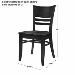 Best Pirce ๐งจ Correll Dining Chair With Ladder Back Set Of 2 In Black ๐ฅฐ 10 Best Pirce ๐งจ Correll Dining Chair With Ladder Back Set Of 2 In Black ๐ฅฐ -Cheap Office Chairs Store 2539761 2 L