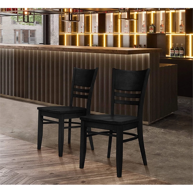 Best Pirce ๐งจ Correll Dining Chair With Ladder Back Set Of 2 In Black ๐ฅฐ 7 Best Pirce ๐งจ Correll Dining Chair With Ladder Back Set Of 2 In Black ๐ฅฐ - Image 5