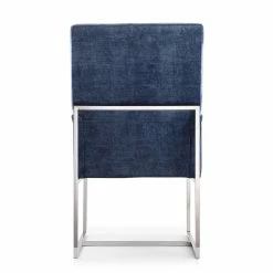 Best Sale 😀 Eden Home Mid-Century Modern Velvet Dining Armchair In Blue 😉 13 Best Sale 😀 Eden Home Mid-Century Modern Velvet Dining Armchair In Blue 😉 -Cheap Office Chairs Store 2540133 5 L