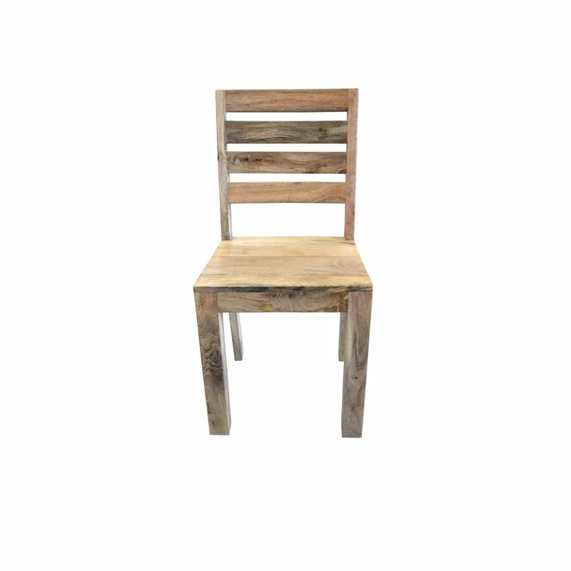 Best Pirce ๐ Rustic Homes 18.25" Ladder Back Mango Solid Wood Dining Chair In Natural โ 4 Best Pirce ๐ Rustic Homes 18.25" Ladder Back Mango Solid Wood Dining Chair In Natural โ - Image 2