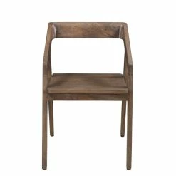 Discount 🌟 Taran Designs Maria 18" Hand-crafted Mango Wood Arm Chair In Dark Brown 😀 9 Discount 🌟 Taran Designs Maria 18" Hand-crafted Mango Wood Arm Chair In Dark Brown 😀 -Cheap Office Chairs Store 2555727 1 L