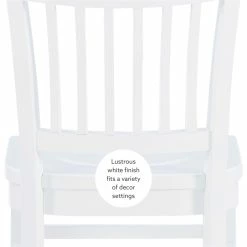 Deals 👏 Linon Ida Wood Commercial Grade Set Of Two Side Chairs In White ✨ -Cheap Office Chairs Store 2561438 20 L