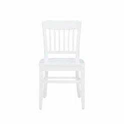 Deals 👏 Linon Ida Wood Commercial Grade Set Of Two Side Chairs In White ✨ -Cheap Office Chairs Store 2561438 3 L