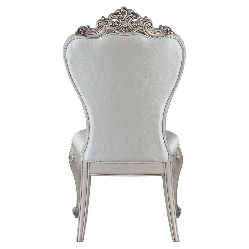 Outlet ⭐ ACME Furniture ACME Gorsedd Upholstered Tufted Side Chair In Cream And Antique White (Set Of 2) 🧨 8 Outlet ⭐ ACME Furniture ACME Gorsedd Upholstered Tufted Side Chair In Cream And Antique White (Set Of 2) 🧨 - Image 6