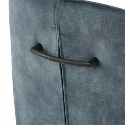 Coupon ❤️ New Pacific Direct Pablo 19.5" Velvet Dining Side Chair In Blue (Set Of 2) 🎉 -Cheap Office Chairs Store 2568990 7 L