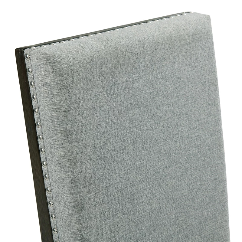 Deals 😉 Maklaine Transitional Wood Standard Height Arm Chair Set In Gray ✨ 10 Deals 😉 Maklaine Transitional Wood Standard Height Arm Chair Set In Gray ✨ - Image 8