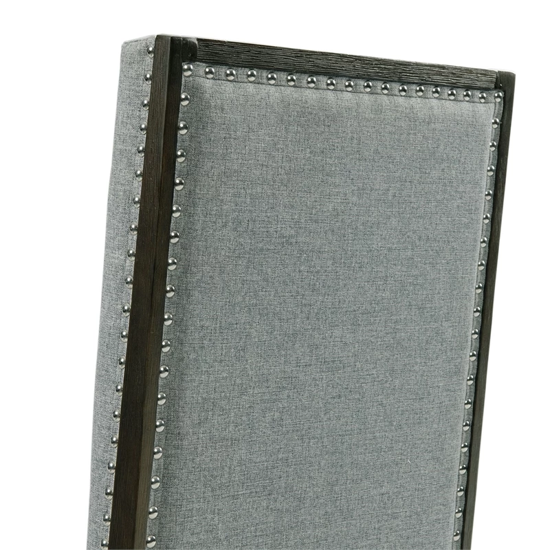 Deals 😉 Maklaine Transitional Wood Standard Height Arm Chair Set In Gray ✨ 9 Deals 😉 Maklaine Transitional Wood Standard Height Arm Chair Set In Gray ✨ - Image 7