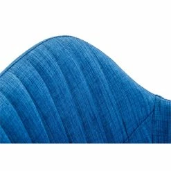 Outlet 🎉 Modrest Synergy Mid-Century Fabric & Metal Dining Arm Chair In Blue/Black 😀 7 Outlet 🎉 Modrest Synergy Mid-Century Fabric & Metal Dining Arm Chair In Blue/Black 😀 -Cheap Office Chairs Store 2594316 2 L