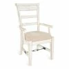 Buy ✔️ Sunny Designs Marina White Sand Arm Chair With Cushion Seat 🧨
