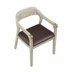 Cheap 🔥 Boraam Montana Faux Leather And Wood Dining Armchair ❤️ -Cheap Office Chairs Store 2604459 2 L