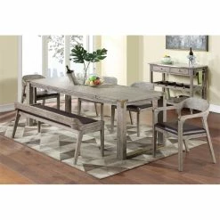 Cheap 🔥 Boraam Montana Faux Leather And Wood Dining Armchair ❤️ -Cheap Office Chairs Store 2604459 4 L