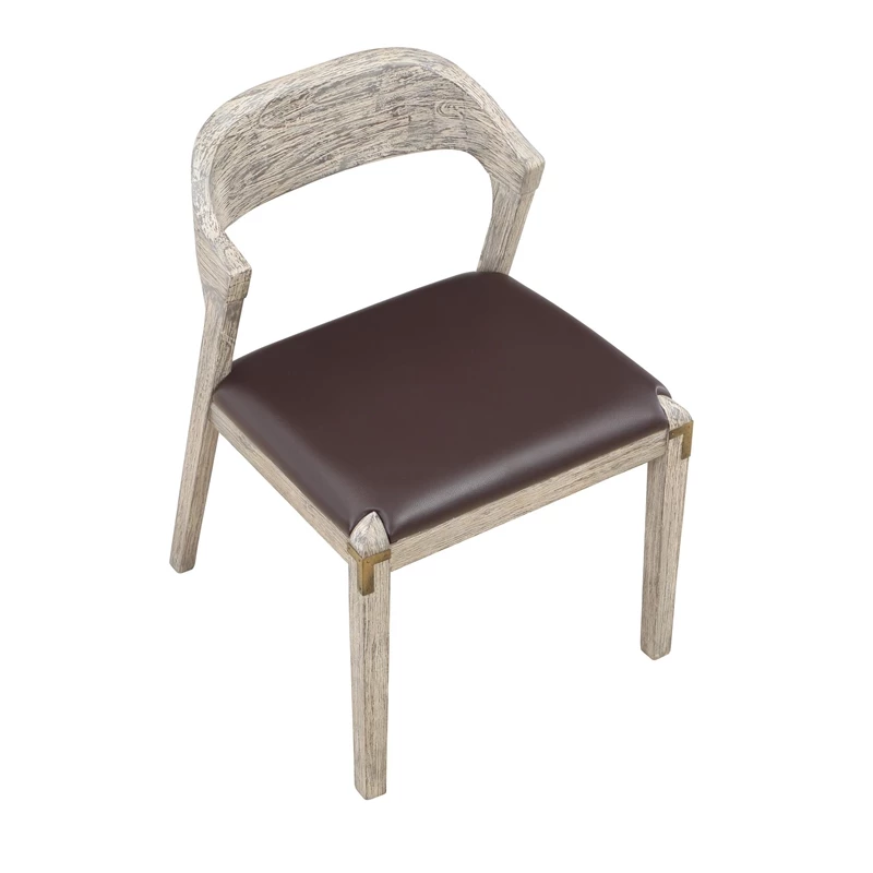 Best Sale 🥰 Boraam Montana Faux Leather And Wood Dining Side Chair 🔔 5 Best Sale 🥰 Boraam Montana Faux Leather And Wood Dining Side Chair 🔔 - Image 3