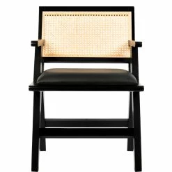 New 😉 Meridian Furniture Abby Black Dining Arm Chair ⭐ -Cheap Office Chairs Store 2621443 1 L