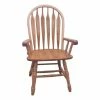 Discount ✨ HomeRoots 'Rustic Oak Rounded Slat Back Hardwood Armchair 🎉 1 Discount ✨ HomeRoots 'Rustic Oak Rounded Slat Back Hardwood Armchair 🎉 -Cheap Office Chairs Store 2623755 L
