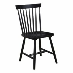 Top 10 ⭐ Alpine Furniture Lyra Set Of 2 Side Chairs In Black 🎉