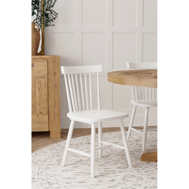 Wholesale ๐ Alpine Furniture Lyra Set Of 2 Side Chairs In White โ 5 Wholesale ๐ Alpine Furniture Lyra Set Of 2 Side Chairs In White โ - Image 3