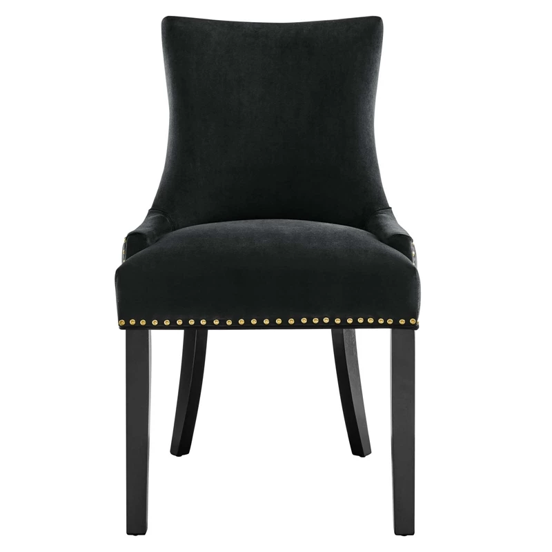 Top 10 🛒 Modway Marquis 20.5" Velvet Dining Side Chairs In Black (Set Of 2) 🔔 10 Top 10 🛒 Modway Marquis 20.5" Velvet Dining Side Chairs In Black (Set Of 2) 🔔 - Image 8
