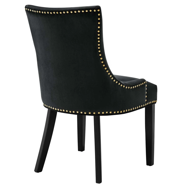 Top 10 🛒 Modway Marquis 20.5" Velvet Dining Side Chairs In Black (Set Of 2) 🔔 9 Top 10 🛒 Modway Marquis 20.5" Velvet Dining Side Chairs In Black (Set Of 2) 🔔 - Image 7