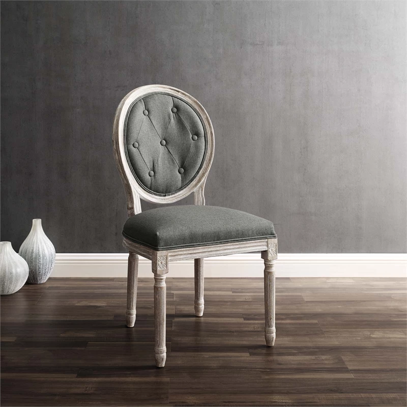 Top 10 🌟 Modway Arise 19.5" Oval Back Fabric Dining Side Chair In Natural/Gray 🌟 4 Top 10 🌟 Modway Arise 19.5" Oval Back Fabric Dining Side Chair In Natural/Gray 🌟 - Image 2