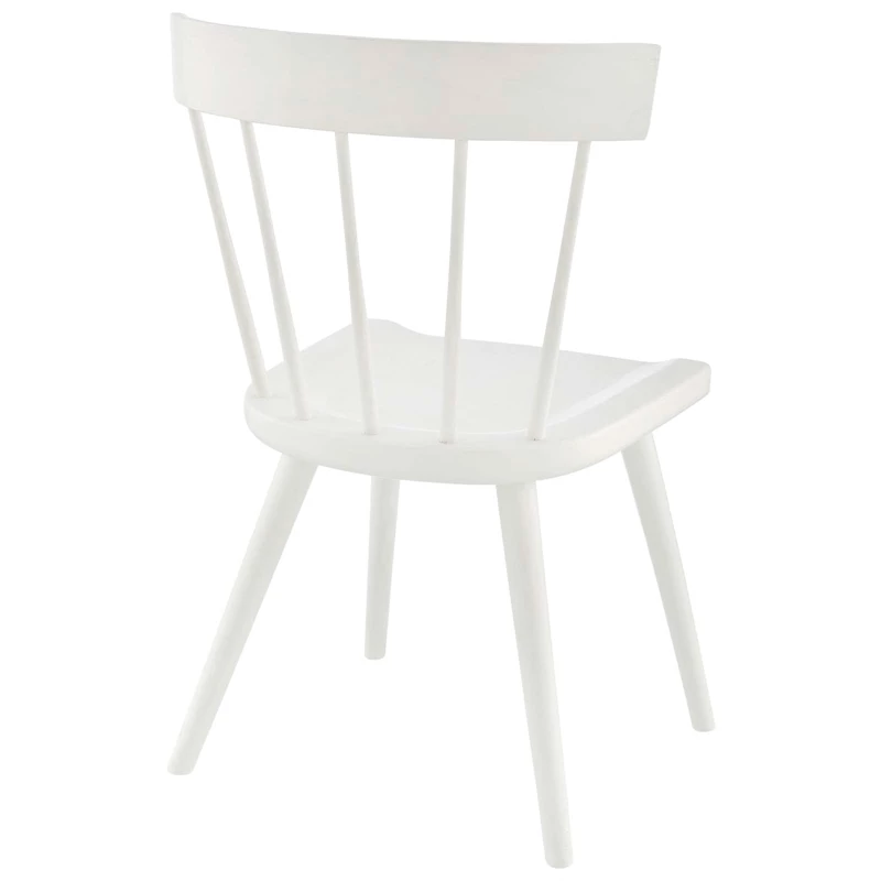 New ✔️ Modway Sutter 18" Spindle Back Modern Wood Dining Side Chair In White ❤️ 6 New ✔️ Modway Sutter 18" Spindle Back Modern Wood Dining Side Chair In White ❤️ - Image 4