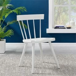 New ✔️ Modway Sutter 18" Spindle Back Modern Wood Dining Side Chair In White ❤️ 11 New ✔️ Modway Sutter 18" Spindle Back Modern Wood Dining Side Chair In White ❤️ -Cheap Office Chairs Store 2633909 9 L