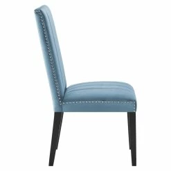 Coupon 🌟 Modway Catalyst 19.5" Velvet Dining Side Chairs In Light Blue/Black (Set Of 2) 💯 12 Coupon 🌟 Modway Catalyst 19.5" Velvet Dining Side Chairs In Light Blue/Black (Set Of 2) 💯 -Cheap Office Chairs Store 2633920 3 L