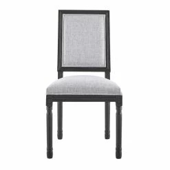 Top 10 🛒 Modway Court 20" Modern Upholstered Fabric Dining Side Chair In Black/Light Gray 👍 -Cheap Office Chairs Store 2633931 10 L