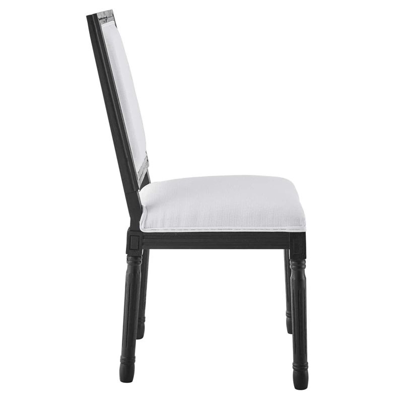 Deals ⭐ Modway Court 20" Modern Upholstered Fabric Dining Side Chair In Black/White 🎁 8 Deals ⭐ Modway Court 20" Modern Upholstered Fabric Dining Side Chair In Black/White 🎁 - Image 6